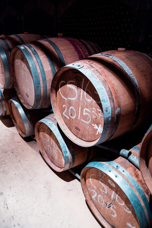 barriles de vino